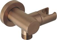 Ben Lavion 250 inbouw regendoucheset met 4 straalsoorten en plafondaansluiting Ø25cm geborsteld koper pvd - thumbnail