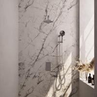 Chrome Carving thermostatische inbouw regendouche 3-weg omstelling SET 43 - thumbnail