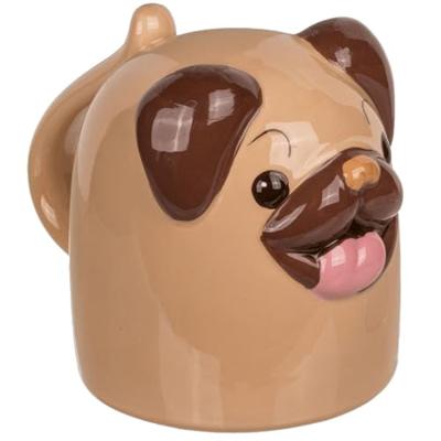 Ondersteboven dierenmok - Mopshond