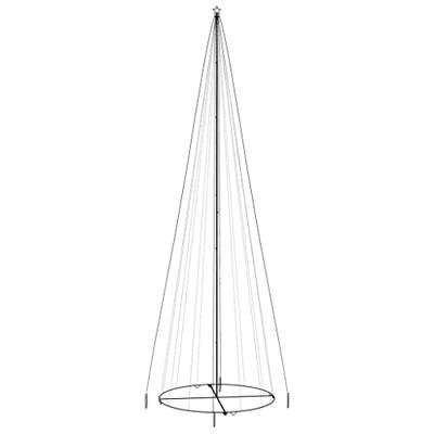 VidaXL Kegelkerstboom 1134 led&apos;s blauw 230x800 cm