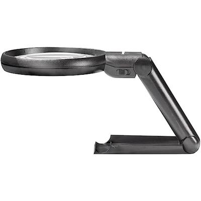 TOOLCRAFT 821010 821010 Staande loep Vergrotingsfactor: 2 x, 4 x Lensgrootte: (Ø) 88 mm