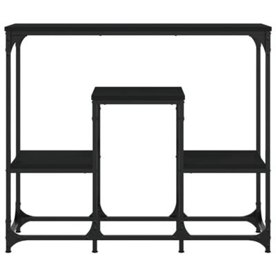 Wandtafel 89,5x28x76 cm bewerkt hout zwart