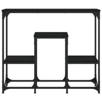 Wandtafel 89,5x28x76 cm bewerkt hout zwart - thumbnail