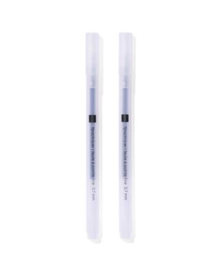 HEMA Fijnschrijvers 0.7mm zwart - 2 stuks