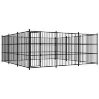 vidaXL Hondenkennel voor buiten 450x450x185 cm - thumbnail