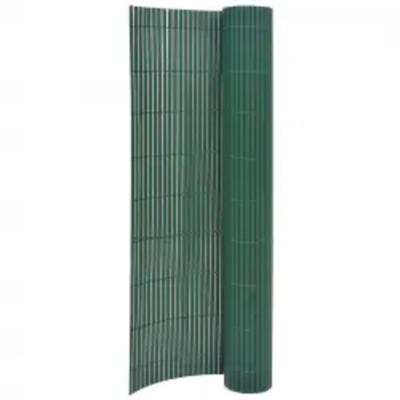 VidaXL Tuinafscheiding dubbelzijdig 110x500 cm groen VidaXL Tuinafscheiding dubbelzijdig 110x500 cm groen