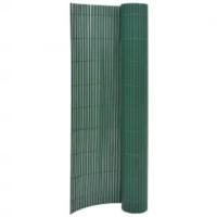 VidaXL Tuinafscheiding dubbelzijdig 110x500 cm groen - thumbnail
