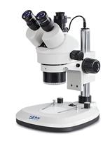 Kern OZL 466 OZL-46 Stereo zoom microscoop Trinoculair Opvallend licht, Doorvallend licht - thumbnail
