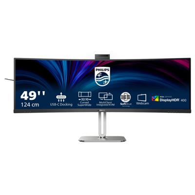 Philips 49B2U6900CH LCD-monitor Energielabel F (A - G) 124 cm (48.8 inch) 5120 x 1440 Pixel 32:9 4 ms DisplayPort, HDMI VA LCD