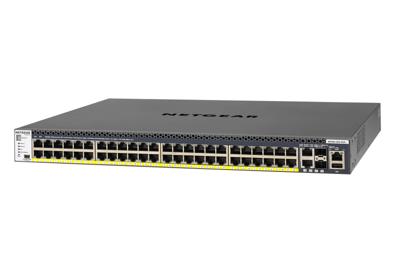 M4300-52G-PoE+ - Switch - L3 - Beheerd - 2 x 10100100010000 + 2 x 10 Gigabit SFP+ + 48 x 101001000 (PoE+) - luchtstroom van voorkant naar achterkant - rack-uitvoering