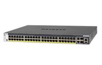 M4300-52G-PoE+ - Switch - L3 - Beheerd - 2 x 10100100010000 + 2 x 10 Gigabit SFP+ + 48 x 101001000 (PoE+) - luchtstroom van voorkant naar achterkant - rack-uitvoering - thumbnail