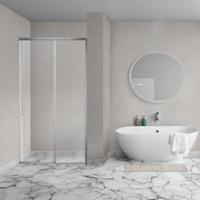 Aqua Vista Lokla Linea nisdeur - 100x200cm - incl. montageset - geborsteld rvs R-MB-LC100-SCX - thumbnail