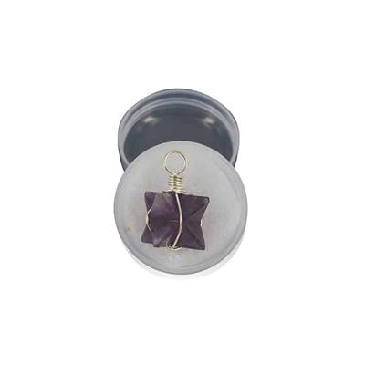 Merkabah Hanger in Doosje - Amethist Merkabah Hanger in Doosje - Amethist