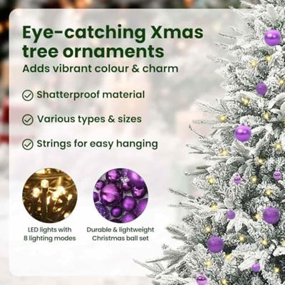 VidaXL Artificial pre-lit kerstboom met ballenset groen 150 cm