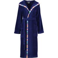Cawö Cawo Dames Badjas met capuchon 840 11 marine Maat 46 - thumbnail
