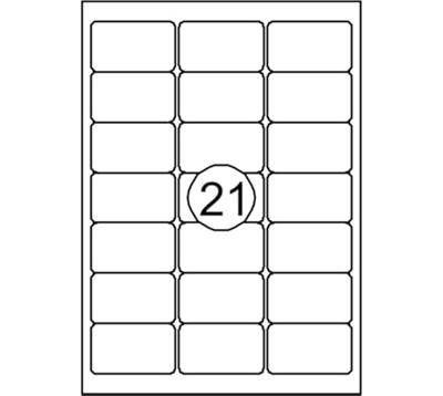 Etiket Quantore 63.5X38.1mm 315 stuks Etiket Quantore 63.5X38.1mm 315 stuks