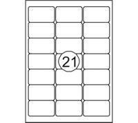 Etiket Quantore 63.5X38.1mm 315 stuks - thumbnail