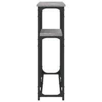 Wandtafel 145x22,5x75 cm bewerkt hout grijs sonoma eikenkleurig - thumbnail