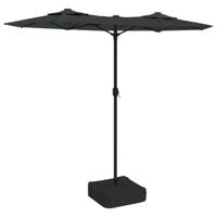 VidaXL Parasol dubbel dak 316x240 cm antracietkleurig - thumbnail