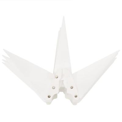 VidaXL Kerstlamp met led inklapbaar 100 cm wit