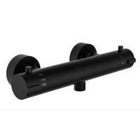 Thermostatische Douchekraan Schutte London Eco HOH 12 cm Mat Zwart Schütte - thumbnail