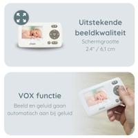 Alecto DVM-71 Babyfoon Wit/Taupe - thumbnail