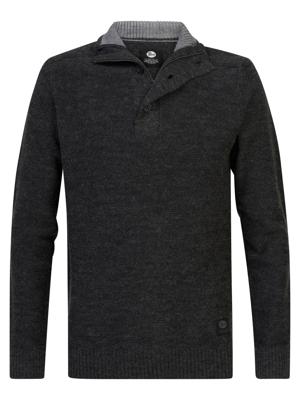 31% korting - Petrol Industries Heren Gebreide trui Zwart - M