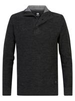 31% korting - Petrol Industries Heren Gebreide trui Zwart - M - thumbnail