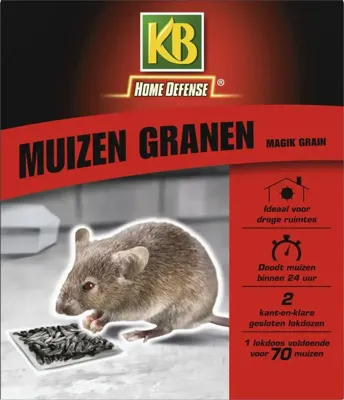 KB Muizen Lokdoos Granen 'Magik Grain' 2 stuks