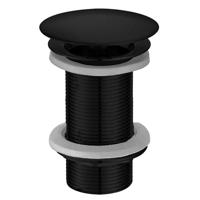 Wiesbaden Vaste Waste Caral Verlengd 5/4" Mat Zwart - thumbnail