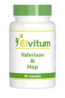 Elvitum Valeriaan en hop 90 Capsules - thumbnail