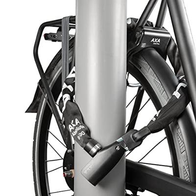 Axa Kettingslot absolute 8-110 auto-click zwart - thumbnail