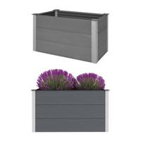 Plantenbak verhoogd 100x50x54 cm HKC grijs - thumbnail