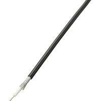 TRU COMPONENTS 1565756 Coaxkabel Buitendiameter: 5 mm RG58 75 Ω 52 dB Zwart 10 m - thumbnail