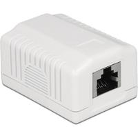 DeLOCK Network Wall Outlet 1 Port Cat.6A LSA montagedoos - thumbnail