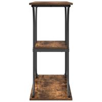 Wandtafel Gerookt eiken 101 x 35 x 80.5 cm Bewerkt hout - thumbnail