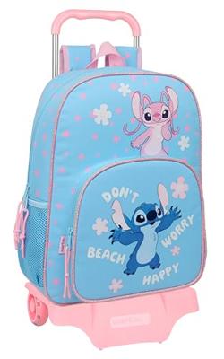 Schoolrugzak Lilo & Stitch Happy Hemelsblauw 33 x 42 x 14 cm