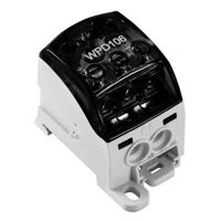 Weidmüller 2725440000 Verdeelblok Schroeven Zwart 1 stuk(s) - thumbnail