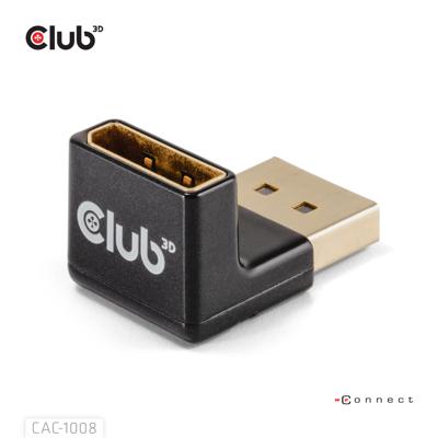 club3D CAC-1008 DisplayPort Adapter [1x DisplayPort stekker - 1x DisplayPort bus] Zwart