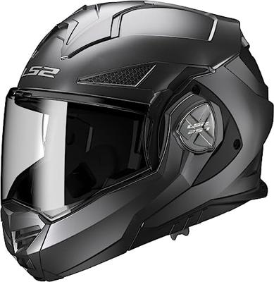 LS2 opklaphelm "ff901 advant x solid" helmet advant x solid black gr. xs