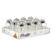 Flesje Vivalto Transparant Glas 280 ml 10 x 12,3 x 7 cm (12 Stuks) - thumbnail