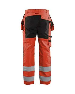 Blåkläder Werkbroek met stretch High-Vis 15521811 | High-Vis Rood/Zwart | Maat 58 - 7330509663790