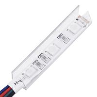 Hoofdbord LED 160x7x78/88 cm stof blauw - thumbnail