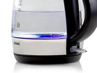 DOMO DO9218WK Waterkoker Aantal/Volume: 1.2 l Zwart, Zilver - thumbnail