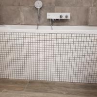 Mozaïektegel The Mosaic Factory Barcelona 23x23 mm Porselein Mat Wit Jos. - thumbnail