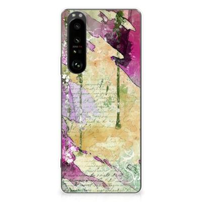 Smartphone hoesje Sony Xperia 1 III Letter Painting