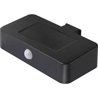 Sygonix SY-4677502 Wandlamp op zonne-energie met bewegingsmelder SMD LED 1 W Zwart - thumbnail