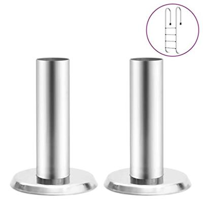 Leuningbeugels voor zwembadladder 2 st 304 roestvrij staal Leuningbeugels voor zwembadladder 2 st 304 roestvrij staal