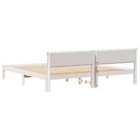 Bedframe Wit 180 x 200 cm Massief grenenhout - thumbnail