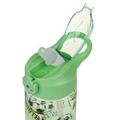 Baagl Voetbal Drinkfles 500ml met Rietje - thumbnail